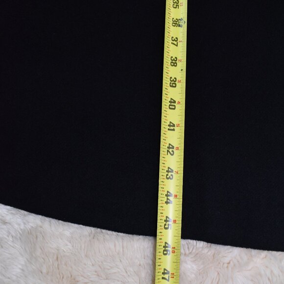 Rare Vintage Fairbrooke Wool Black Cloak Cape Coat Long Swing Style - Picture 8 of 12